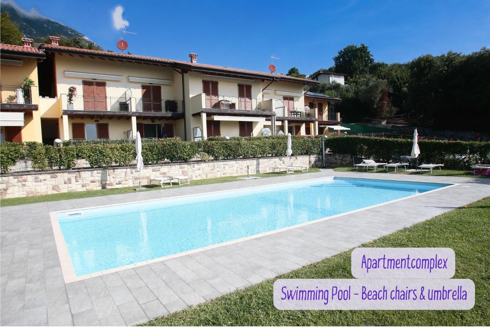 Panorama Lake View, Pool & Garden, 2 Bathrooms, Kingsize & Single-Beds, Fast Internet 토스콜라노마데노 외부 사진